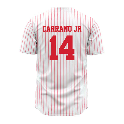 Illinois State - NCAA Baseball : Michael Carrano Jr - Pinstripe Jersey-1