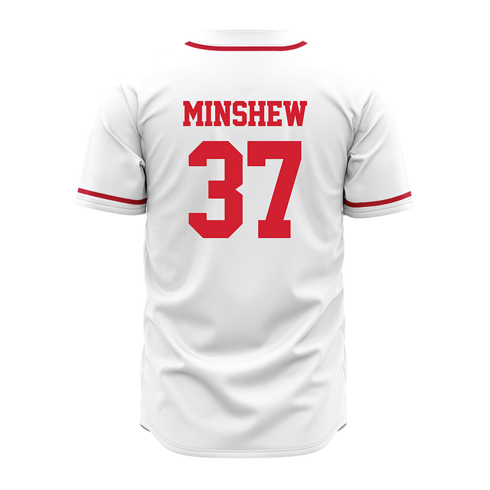 Illinois State - NCAA Baseball : Lawson Minshew - White Jersey-1