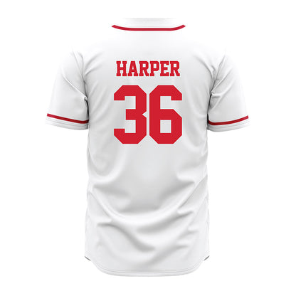 Illinois State - NCAA Baseball : Thomas Harper - White Jersey