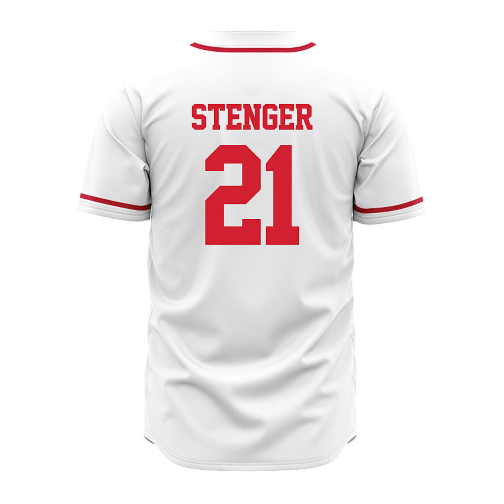 Illinois State - NCAA Baseball : Blake Stenger - White Jersey