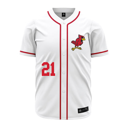 Illinois State - NCAA Baseball : Blake Stenger - White Jersey