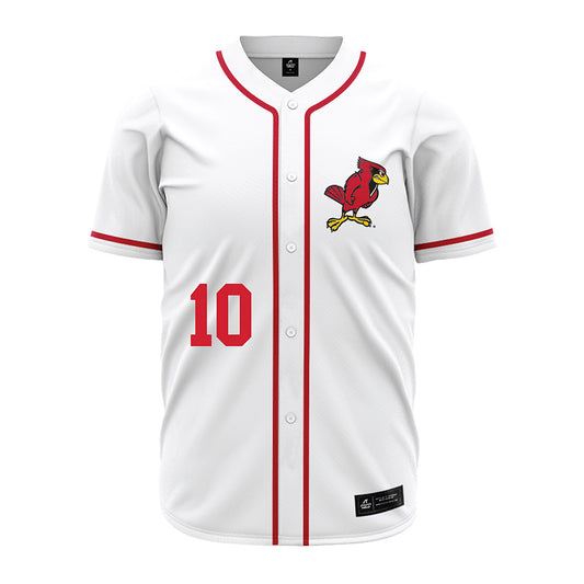 Illinois State - NCAA Baseball : Auggie Rasmussen - White Jersey