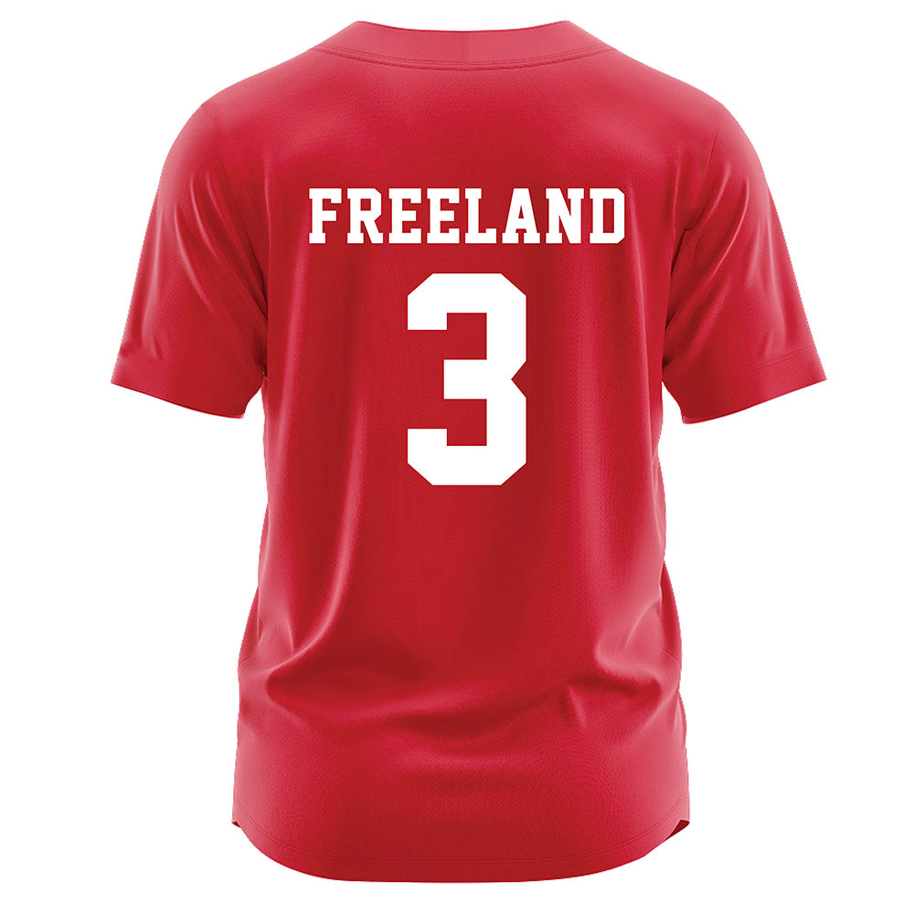 Illinois State - NCAA Softball : Saveea Freeland - Red Jersey-1