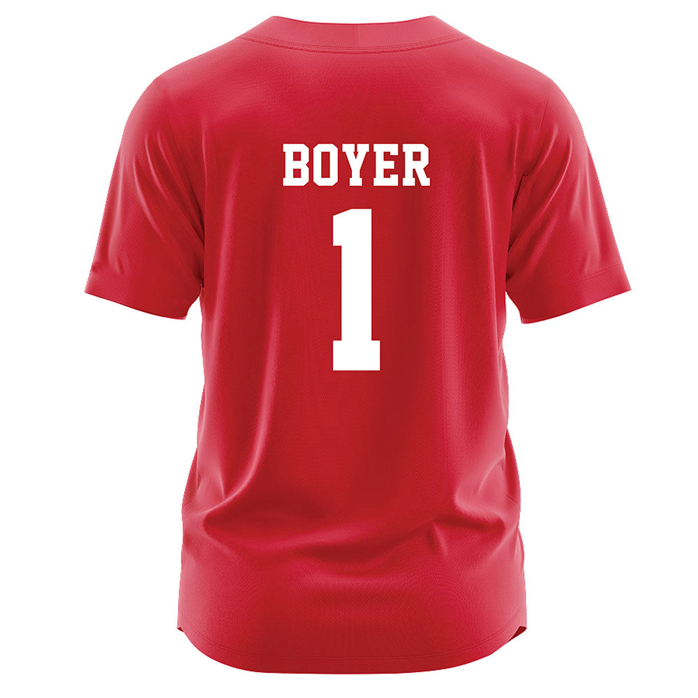 Illinois State - NCAA Softball : Ava Boyer - Red Jersey-1