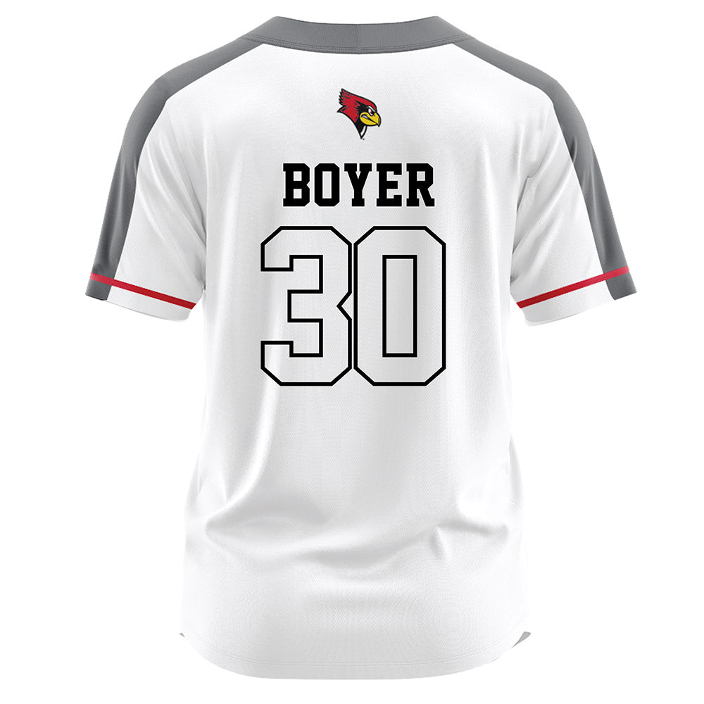 Illinois State - NCAA Softball : Ella Boyer - White Jersey-1