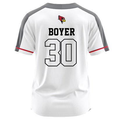 Illinois State - NCAA Softball : Ella Boyer - White Jersey-1