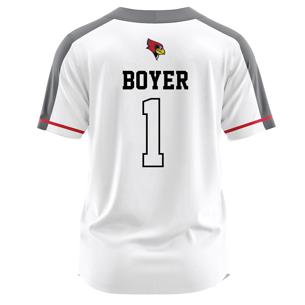 Illinois State - NCAA Softball : Ava Boyer - White Jersey-1