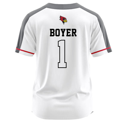 Illinois State - NCAA Softball : Ava Boyer - White Jersey-1