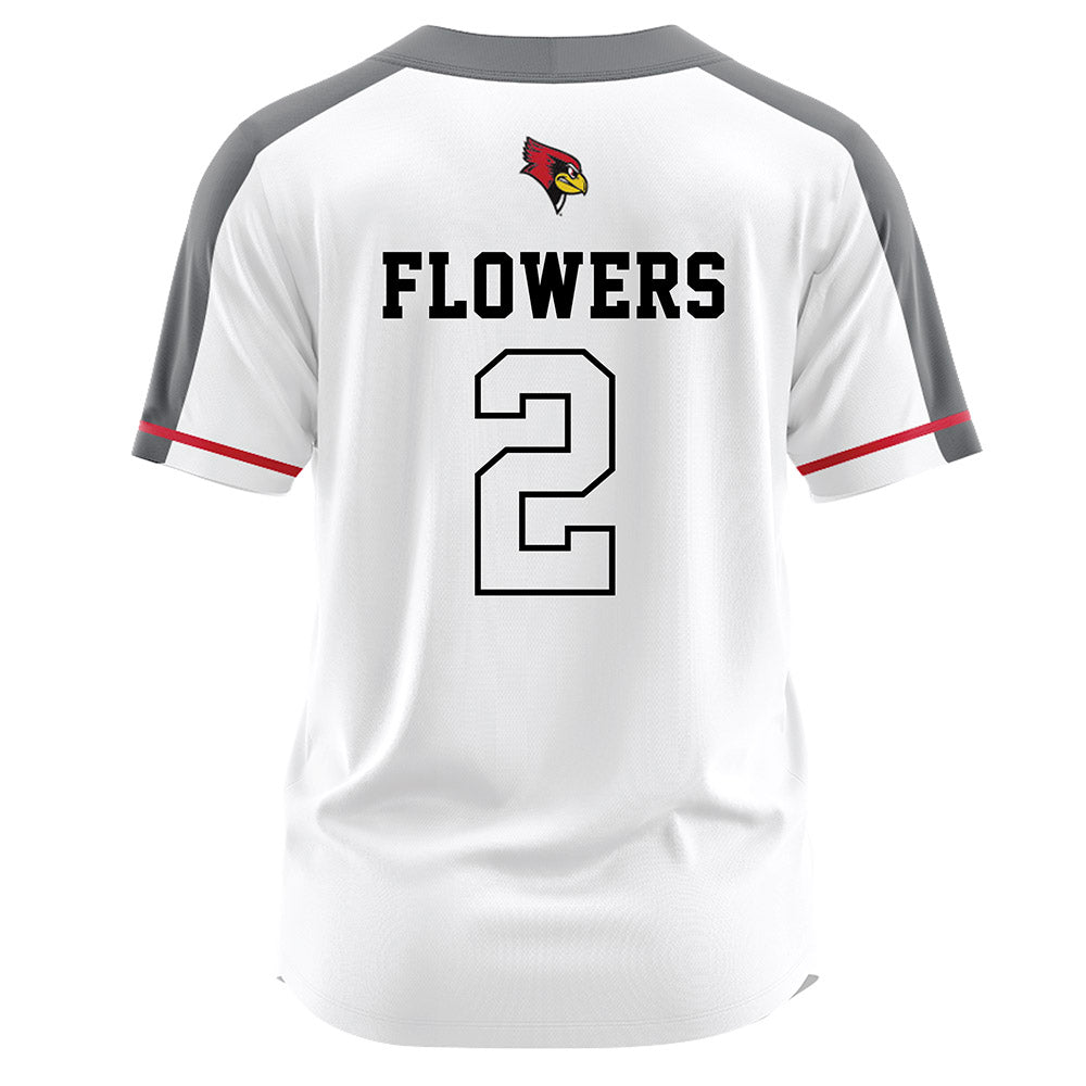 Illinois State - NCAA Softball : Lauren Flowers - White Jersey-1