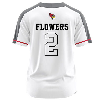 Illinois State - NCAA Softball : Lauren Flowers - White Jersey-1