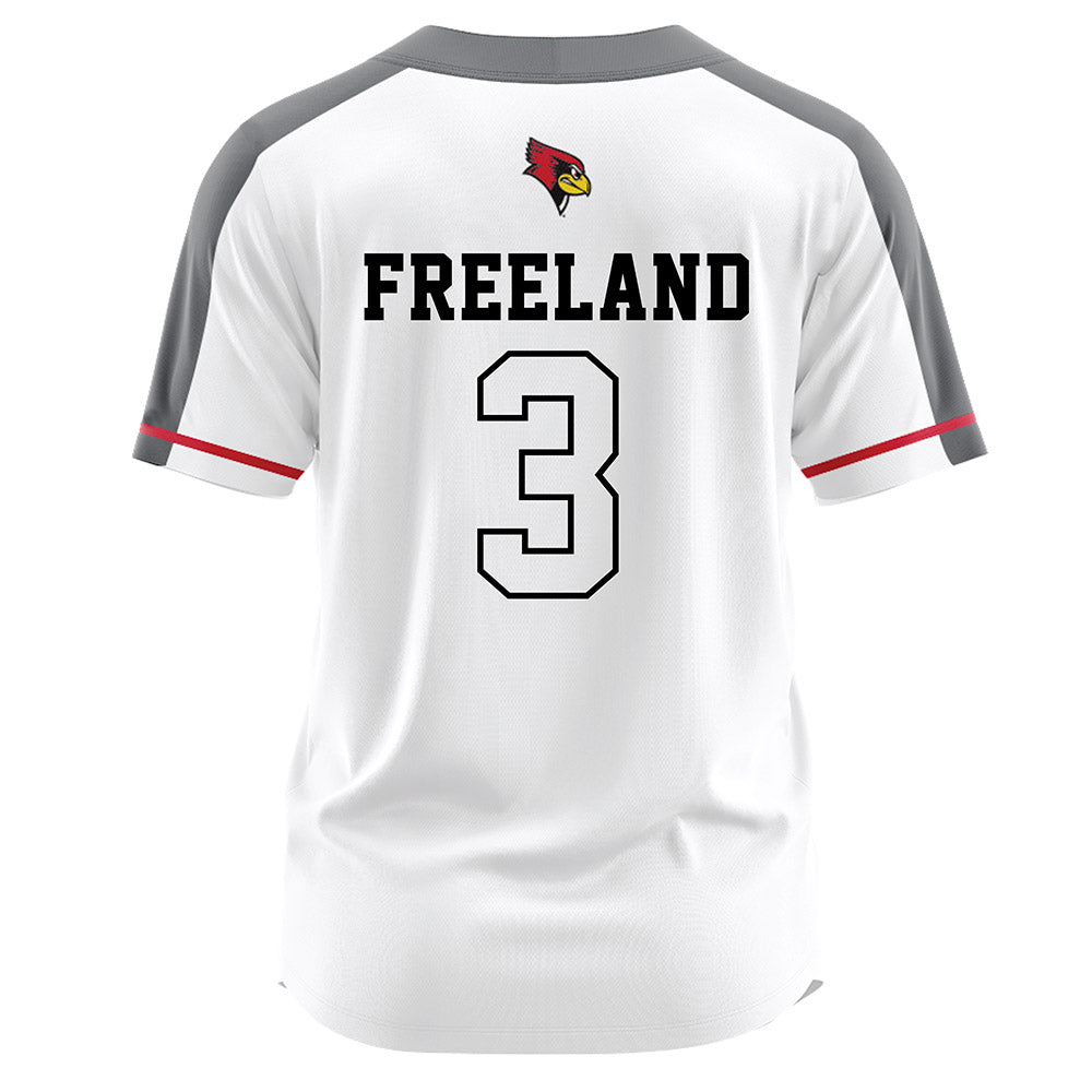 Illinois State - NCAA Softball : Saveea Freeland - White Jersey-1