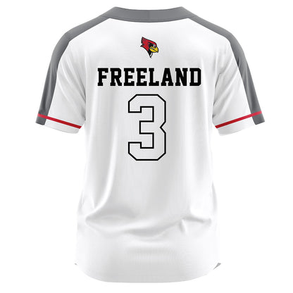 Illinois State - NCAA Softball : Saveea Freeland - White Jersey-1