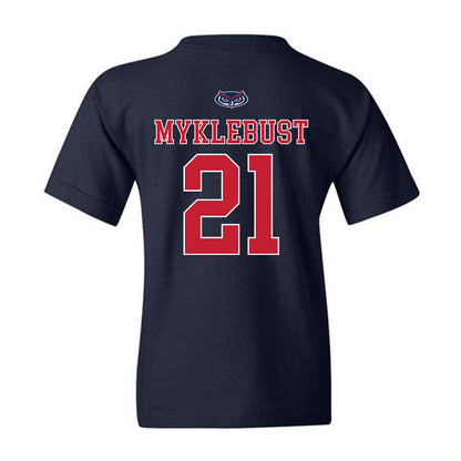 FAU - NCAA Women's Basketball : Maria Myklebust - Youth T-Shirt