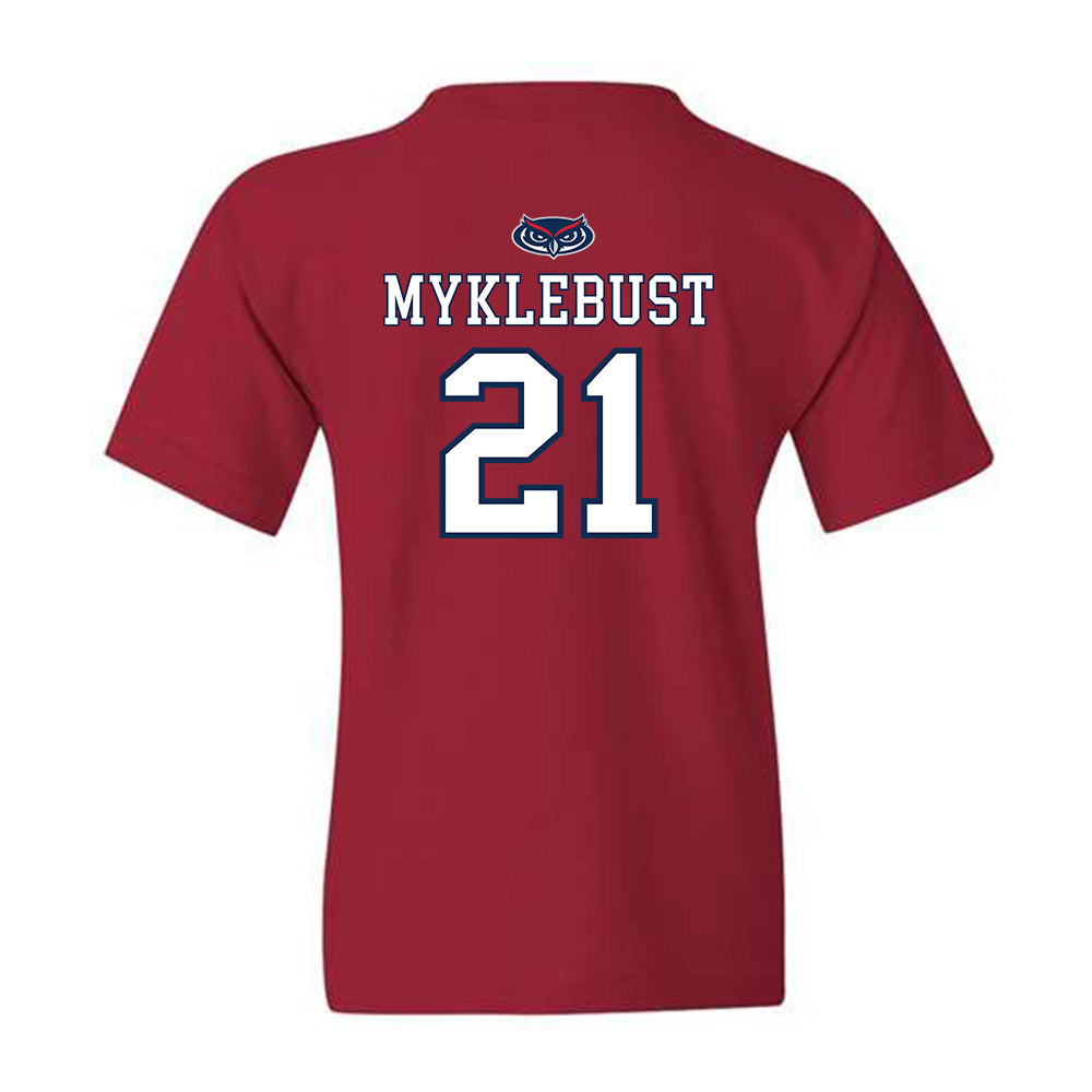 FAU - NCAA Women's Basketball : Maria Myklebust - Youth T-Shirt