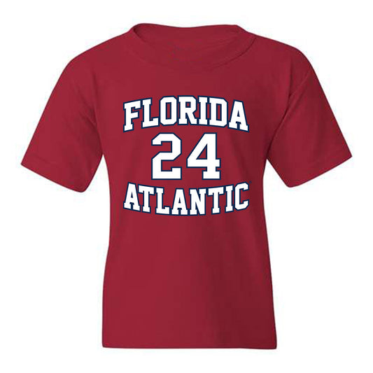 FAU - NCAA Women's Basketball : Sydney Mains - Youth T-Shirt