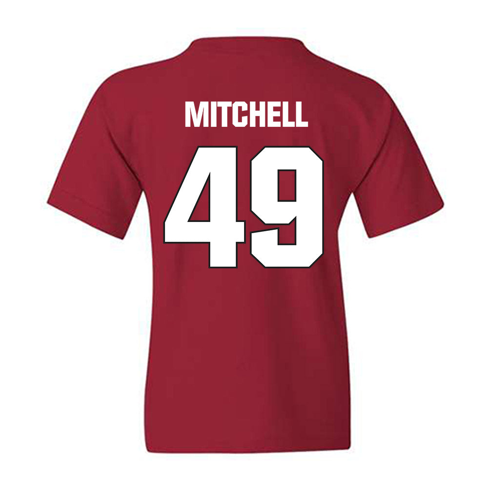 NC State - NCAA Football : Reid Mitchell - Sports Shersey Youth T-Shirt-1