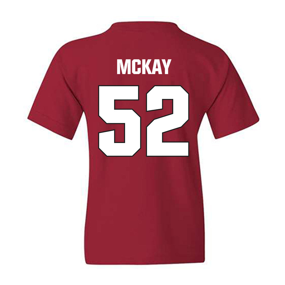 NC State - NCAA Football : Timothy McKay - Sports Shersey Youth T-Shirt-1