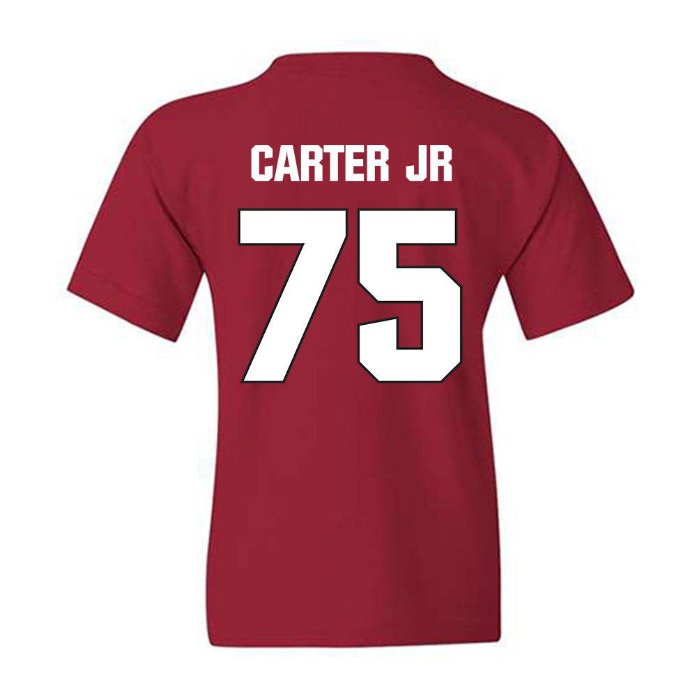 NC State - NCAA Football : Anthony Carter Jr - Sports Shersey Youth T-Shirt-1