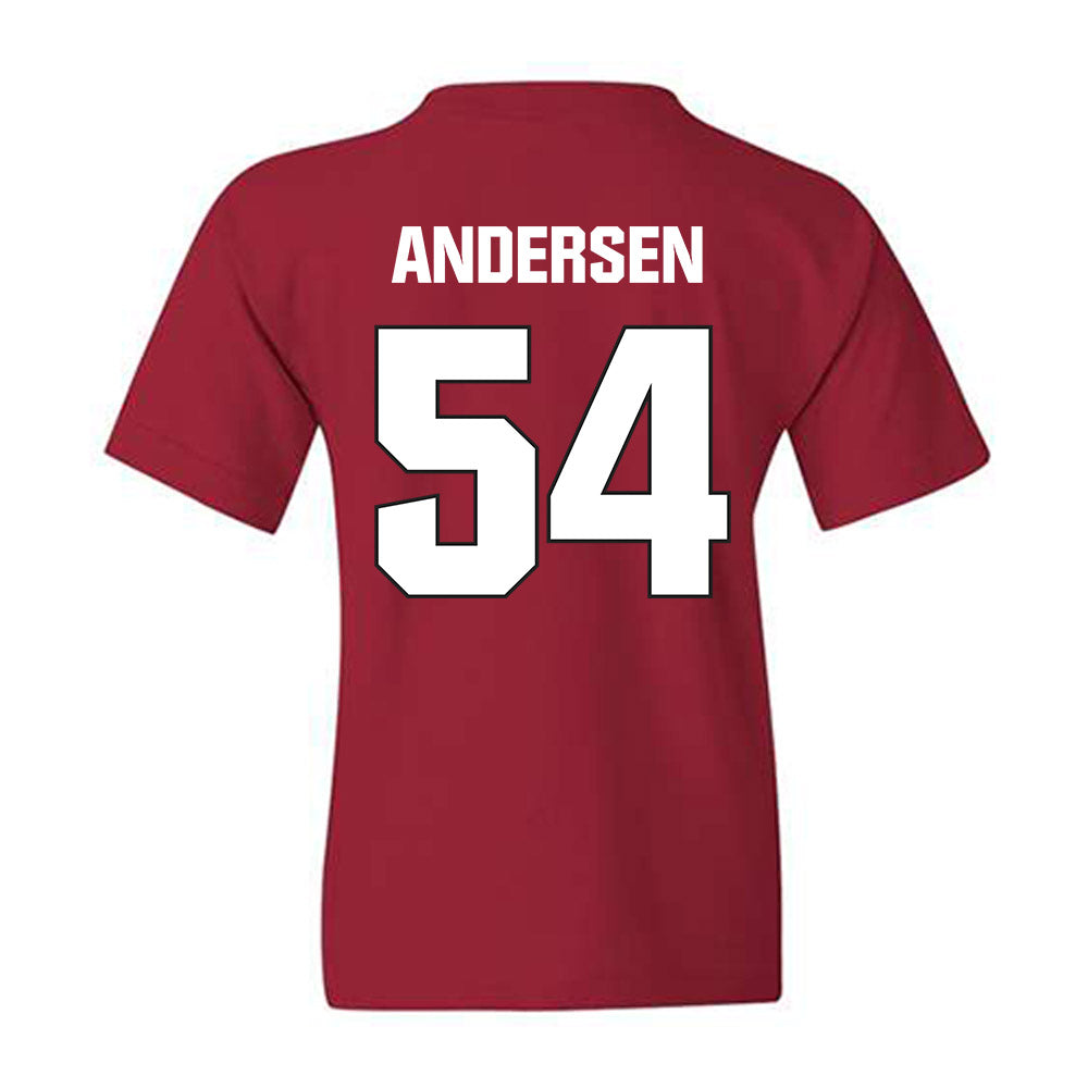 NC State - NCAA Football : Teague Andersen - Sports Shersey Youth T-Shirt-1