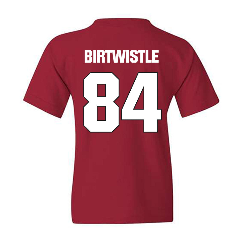 NC State - NCAA Football : Charlie Birtwistle - Sports Shersey Youth T-Shirt-1