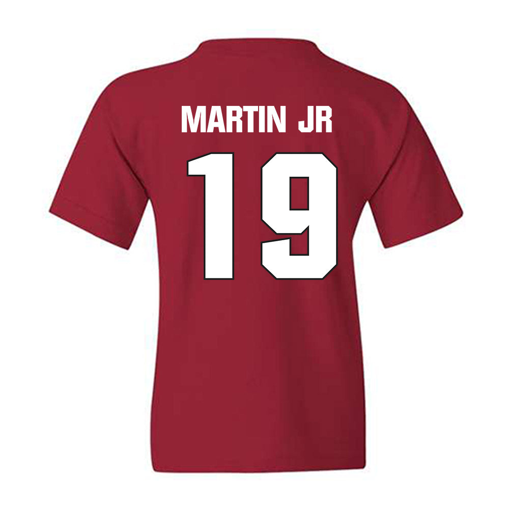 NC State - NCAA Football : KJ Martin Jr - Sports Shersey Youth T-Shirt-1