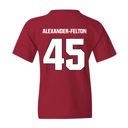 NC State - NCAA Football : Josh Alexander-Felton - Sports Shersey Youth T-Shirt