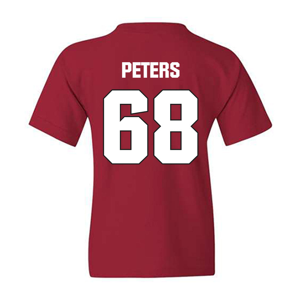 NC State - NCAA Football : Luke Peters - Sports Shersey Youth T-Shirt-1