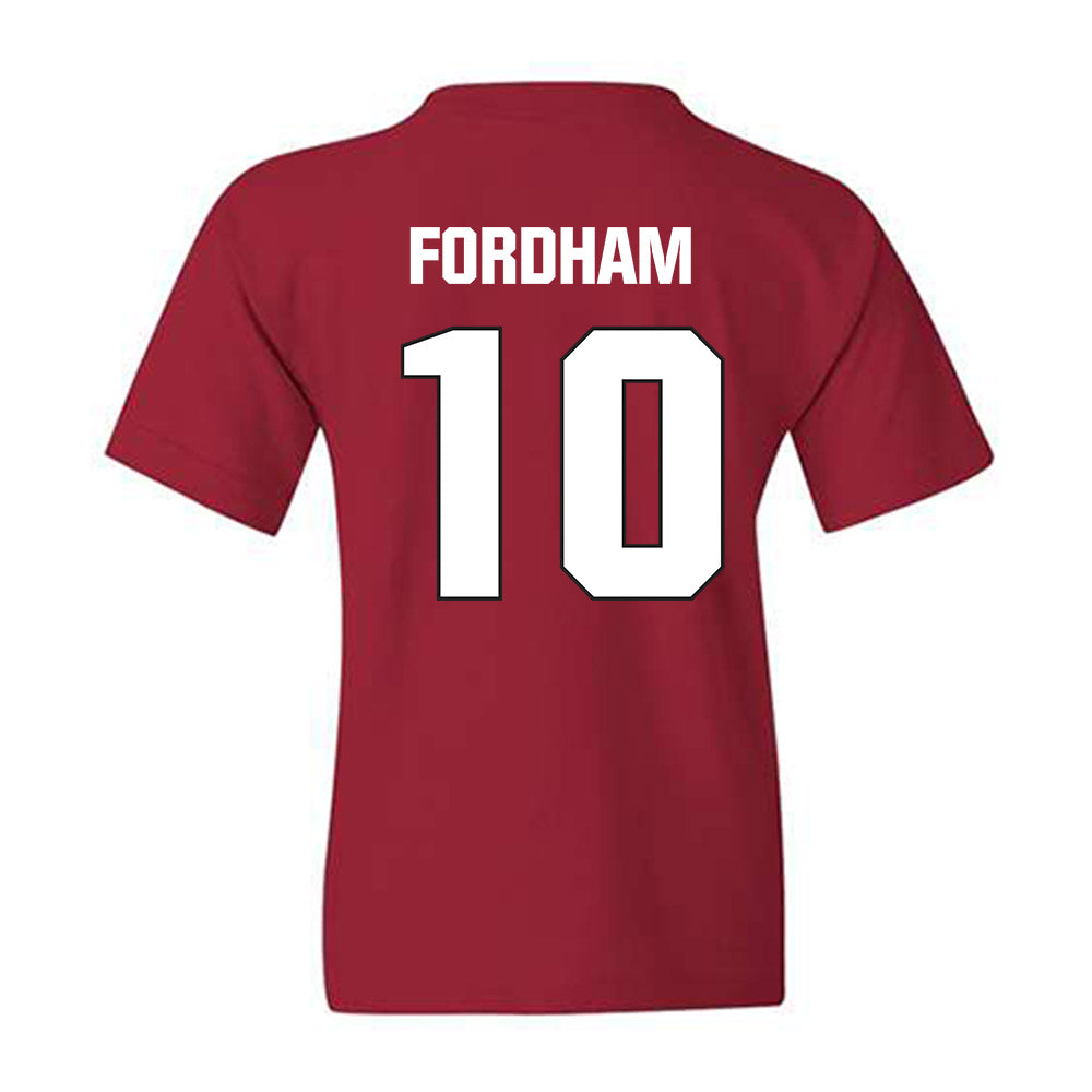 NC State - NCAA Football : Caden Fordham - Sports Shersey Youth T-Shirt-1