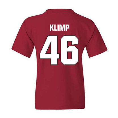 NC State - NCAA Football : Ryan Klimp - Sports Shersey Youth T-Shirt-1