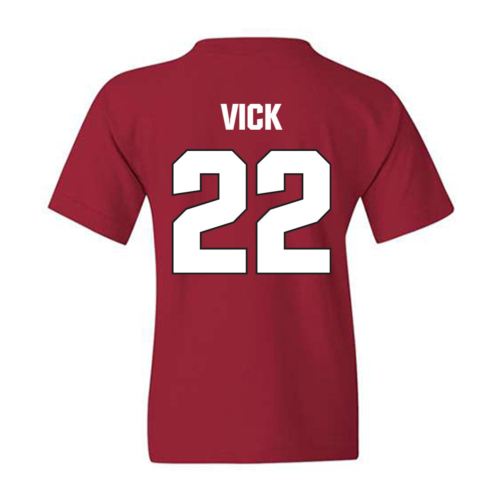 NC State - NCAA Football : Jackson Vick - Sports Shersey Youth T-Shirt-1
