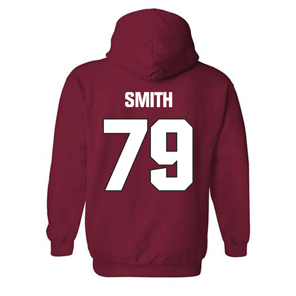 NC State - NCAA Football : Kamen Smith - Sports Shersey Hooded Sweatshirt-1