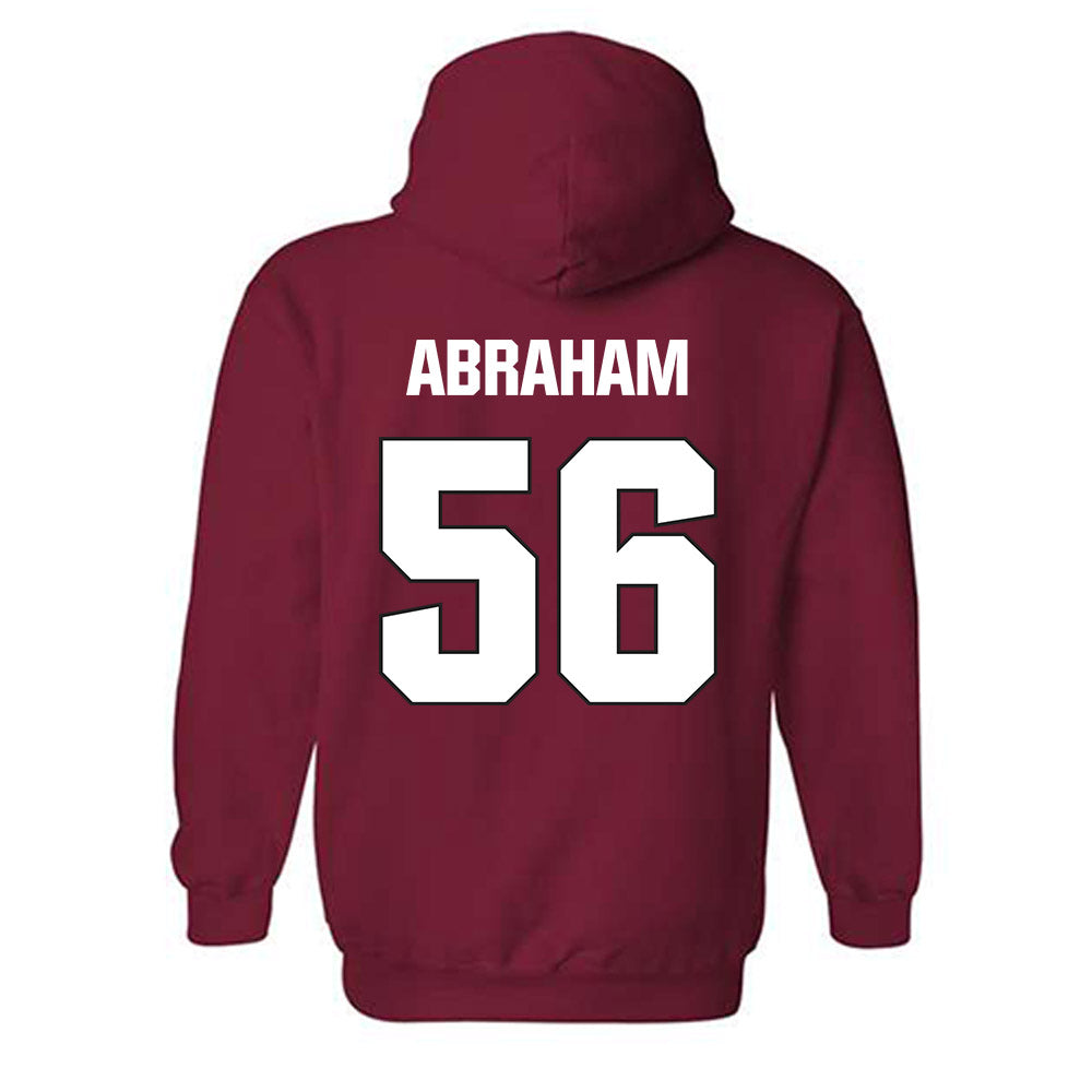 NC State - NCAA Football : Omarian Abraham - Sports Shersey Hooded Sweatshirt-1