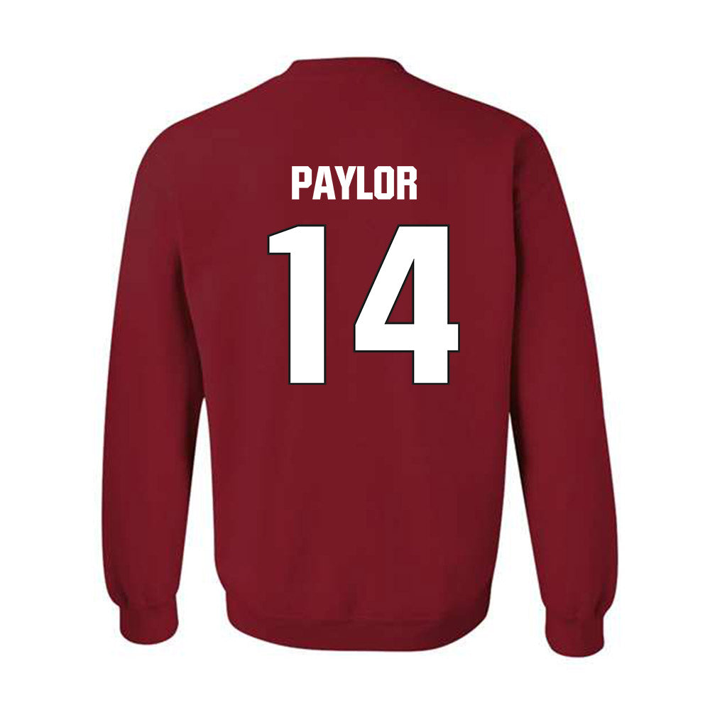 NC State - NCAA Football : Jonathan Paylor - Sports Shersey Crewneck Sweatshirt-1