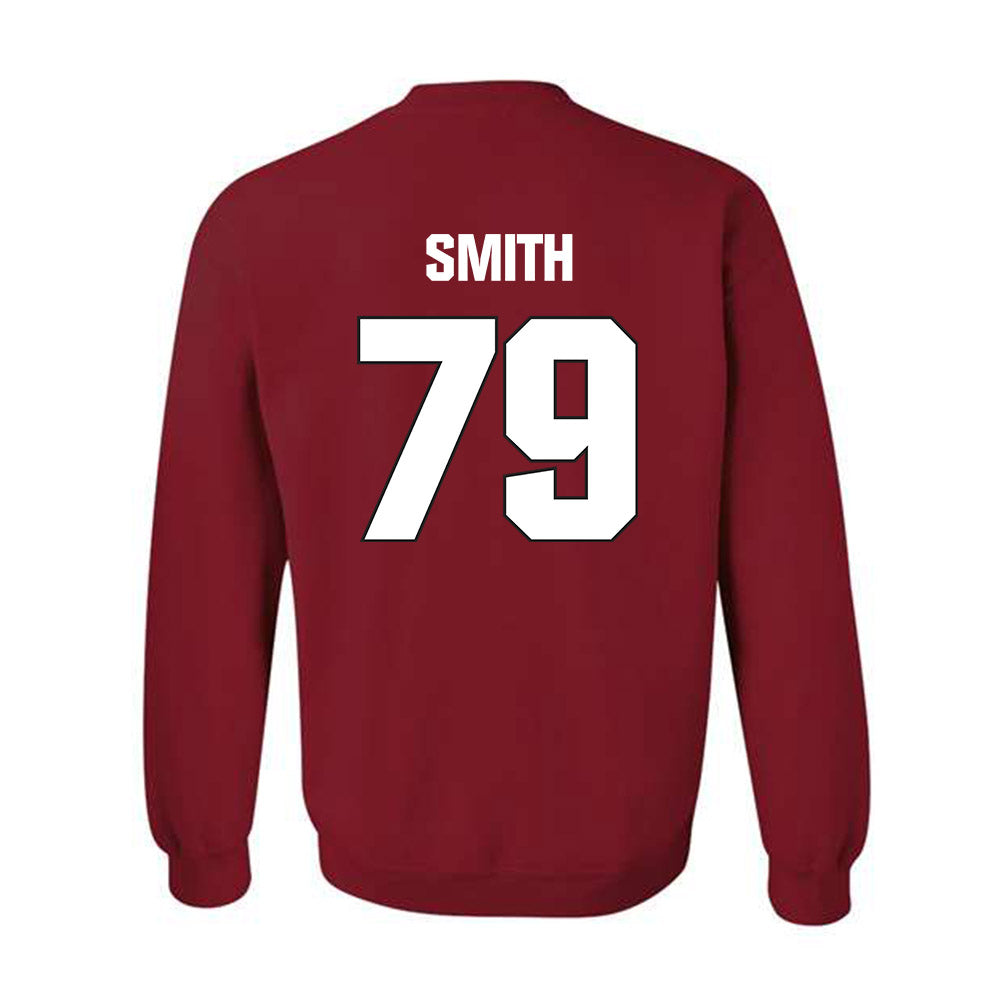 NC State - NCAA Football : Kamen Smith - Sports Shersey Crewneck Sweatshirt-1