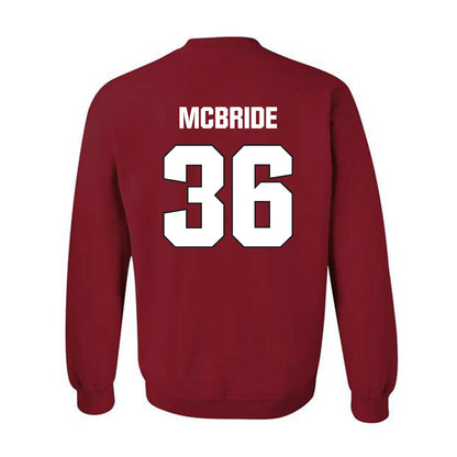 NC State - NCAA Football : Kelvon McBride - Sports Shersey Crewneck Sweatshirt-1