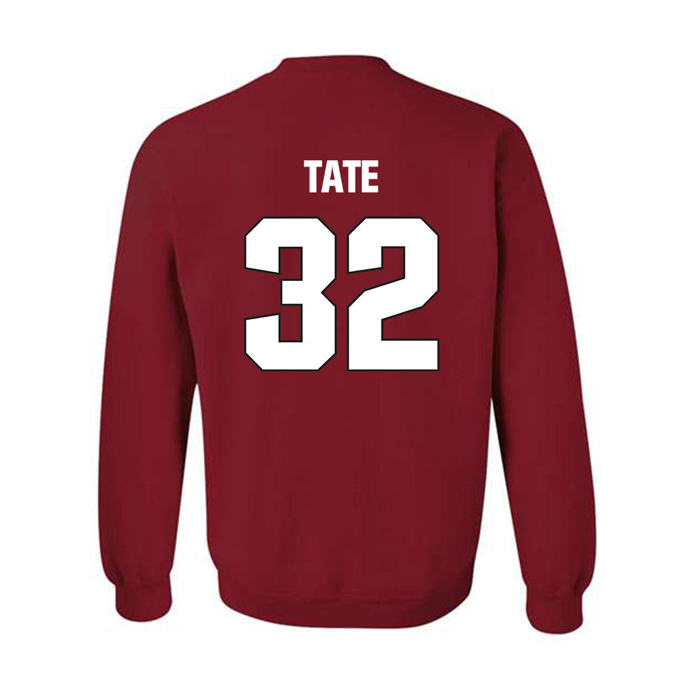 NC State - NCAA Football : Michael Tate - Sports Shersey Crewneck Sweatshirt-1