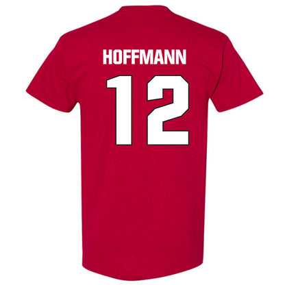 NC State - NCAA Football : teddy hoffmann - Sports Shersey T-Shirt-1