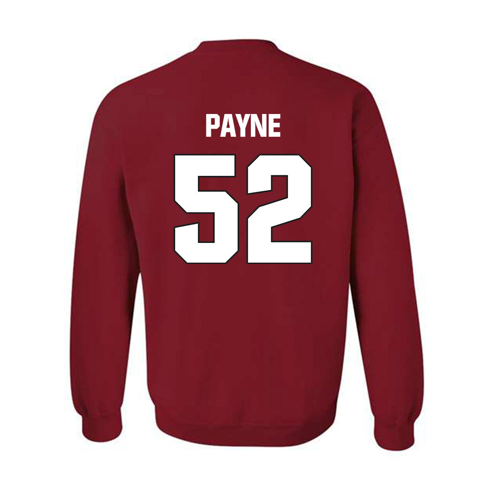 NC State - NCAA Football : Kage Payne - Sports Shersey Crewneck Sweatshirt-1