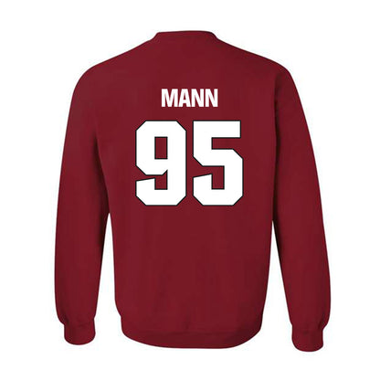 NC State - NCAA Football : Jacob Mann - Sports Shersey Crewneck Sweatshirt-1