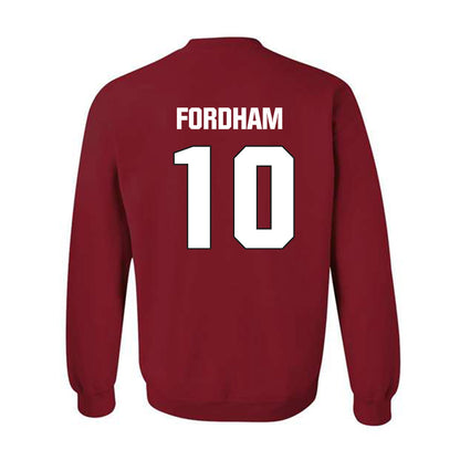 NC State - NCAA Football : Caden Fordham - Sports Shersey Crewneck Sweatshirt-1