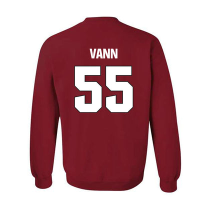 NC State - NCAA Football : Rylan Vann - Sports Shersey Crewneck Sweatshirt-1