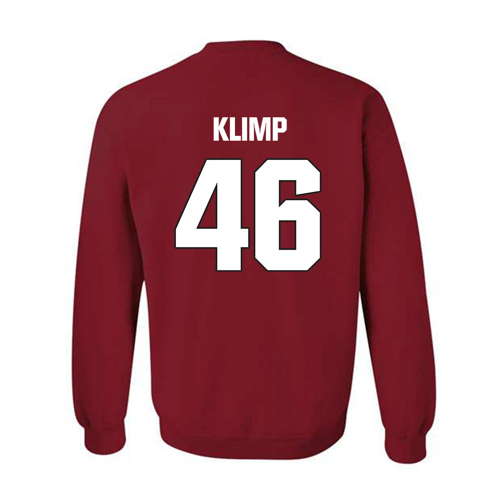 NC State - NCAA Football : Ryan Klimp - Sports Shersey Crewneck Sweatshirt-1