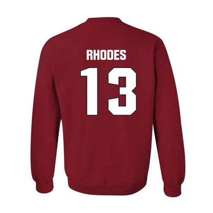 NC State - NCAA Football : Ethan Rhodes - Sports Shersey Crewneck Sweatshirt-1