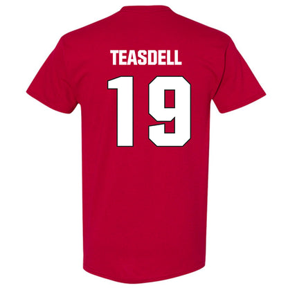 NC State - NCAA Football : Tristan Teasdell - Sports Shersey T-Shirt-1