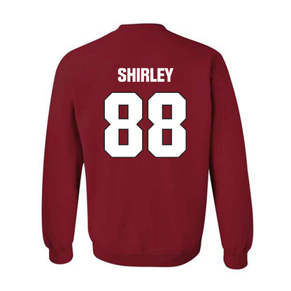 NC State - NCAA Football : Isaiah Shirley - Sports Shersey Crewneck Sweatshirt-1