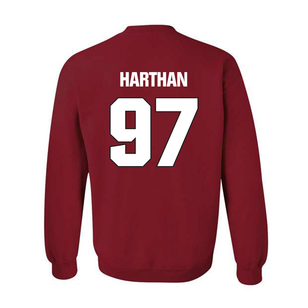 NC State - NCAA Football : Cristian Harthan - Sports Shersey Crewneck Sweatshirt-1