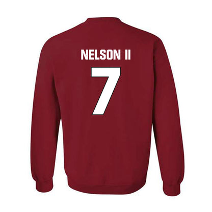 NC State - NCAA Football : Brian Nelson II - Sports Shersey Crewneck Sweatshirt-1