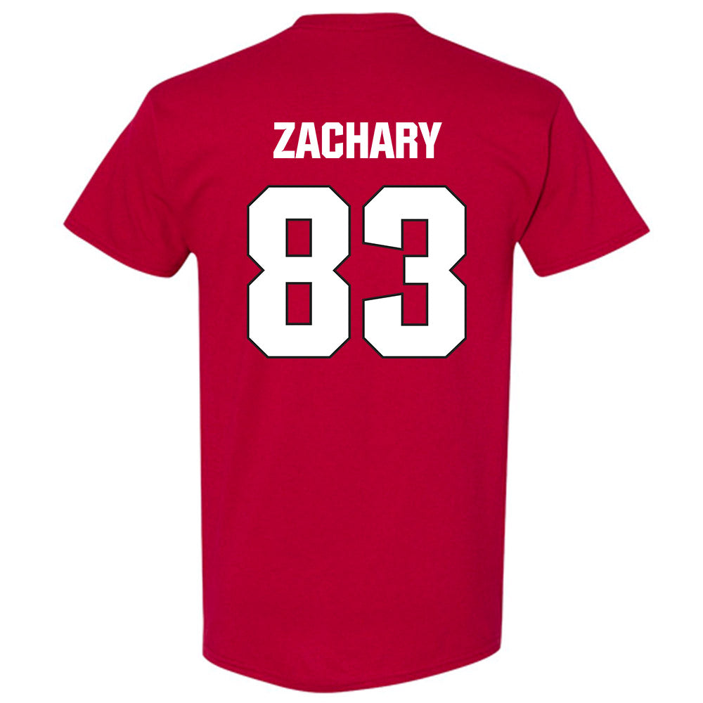 NC State - NCAA Football : Christian Zachary - Sports Shersey T-Shirt-1