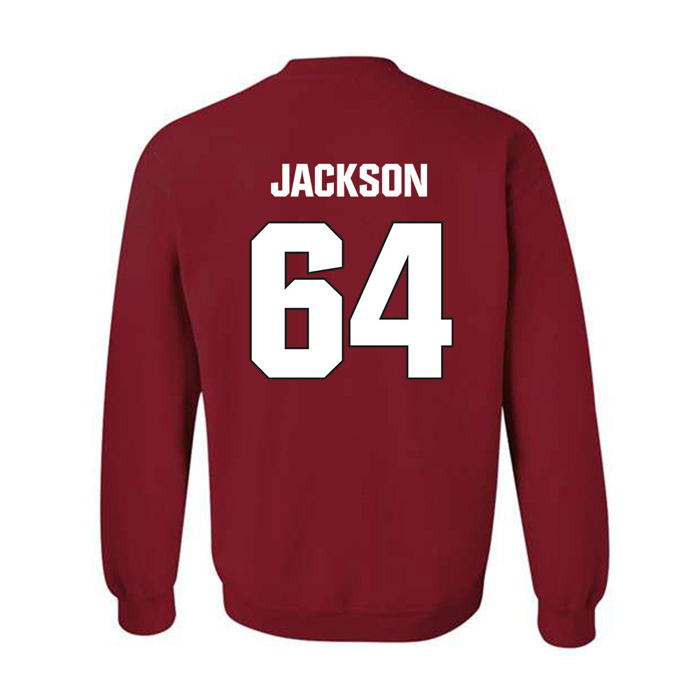 NC State - NCAA Football : Rico Jackson - Sports Shersey Crewneck Sweatshirt-1