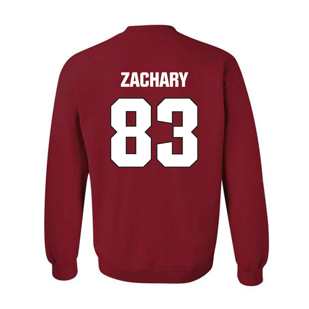 NC State - NCAA Football : Christian Zachary - Sports Shersey Crewneck Sweatshirt-1